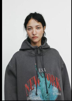 Худі з капюшоном zara