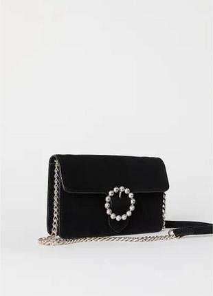 Маленька замшева сумка h&m