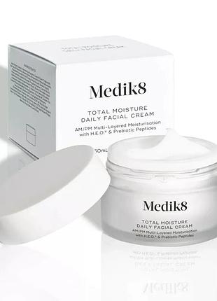 Зволожувальний крем для обличчя medik8 total moisture daily face cream , 50 мл