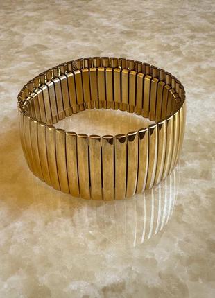 Женский браслет лимонного цвета из ювелирной нержавеющей стали