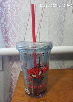 Стакан marvel spider-man спайдермен марвел