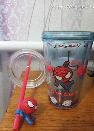Стакан marvel spider-man спайдермен марвел 4