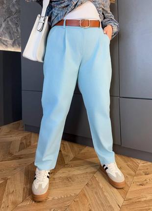 Женские джинсы с высокой посадкой до 58 размера