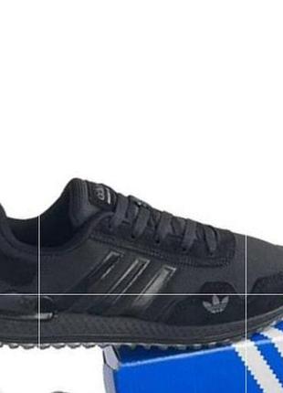 Кросівки чоловічі класичні adidas runner pod-s 3.1 black классические мужские кроссовки адидас чёрные