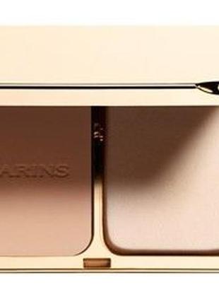 Стойкая легкая пудра clarins everlasting compact foundation spf 15 - 113 chestnut и 114 cappuccino