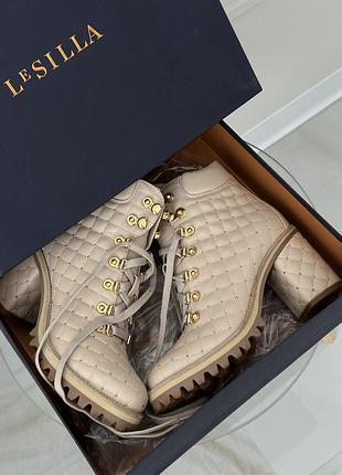 Le silla ботильоны ботинки стеганые италия оригинал