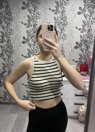 Майка hm майка в полоску