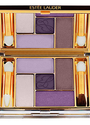 Пятицветные тени estee lauder pure color five color eyeshadow palette 12 velvet orchids сменный блок