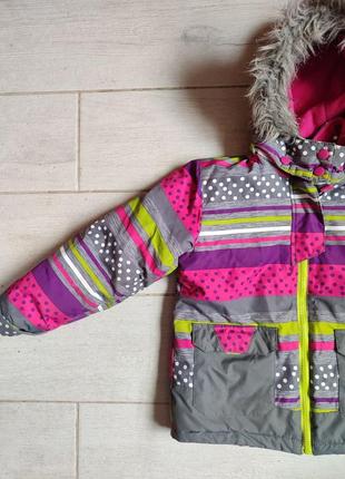 Шикарна тепла яскрава лижна куртка pidilidi