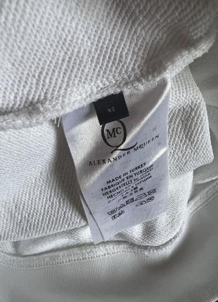 Белый свитшот alexander mcqueen4 фото
