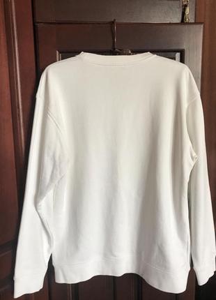 Белый свитшот alexander mcqueen5 фото