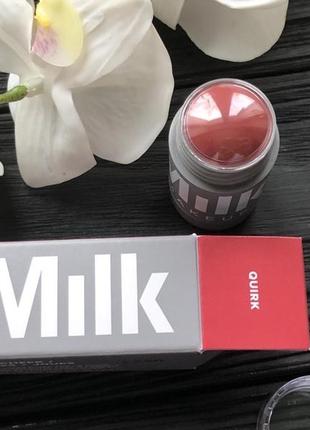 Кремовые румяна в сетку milk makeup lip + colourpop mauvin up quick