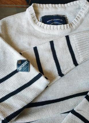 В'язаний светр superdry navy label