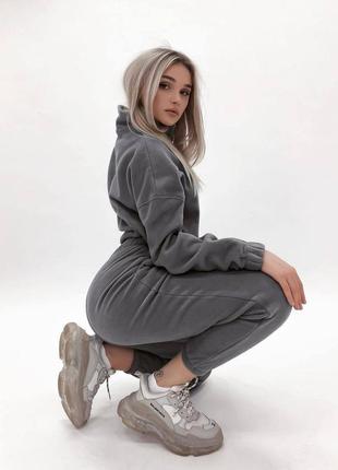 Костюм двухсторонній щільний фліс(дуже теплий, не кошлатиться)