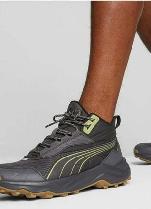 Мужские кроссовки хайтопы ботинки puma obstruct