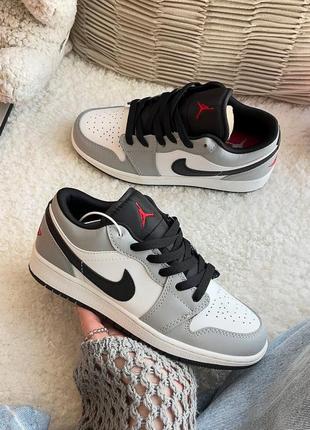 Классные женские кроссовки Повязка jordan Hornets headband low smoke grey серые