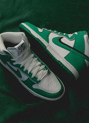 Кроссовки nike dunk high se stadium green 8