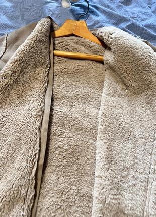 Дубленка двусторонняя zara