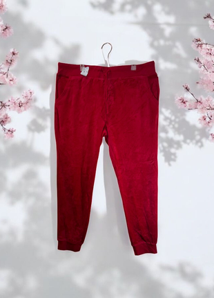 Нові велюрові штани на манжетах