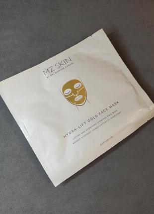 Антивікова маска для обличчя mz skin hydra lift gold face mask, 1 лист