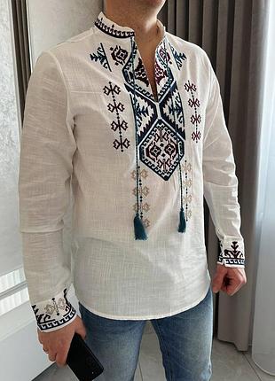 Стильная вышиванка мужская