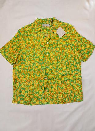 Сорочка allsaints leopard short sleeve shirt
