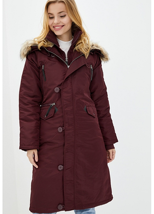 Жіноча куртка n-7b eileen (fn) червоний