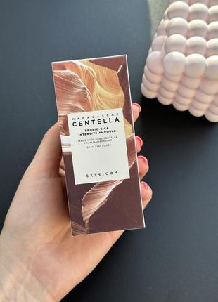 Skin1004 - madagascar centella probio-cica intensive ampoule - зміцнювальна сироватка для обличчя із центеллою.