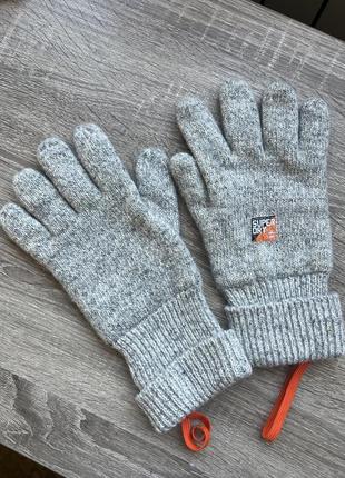 Рукавички вовняні  superdry