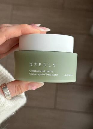 Успокаивающий крем с центелой needly cicachid relief cream 48 ml