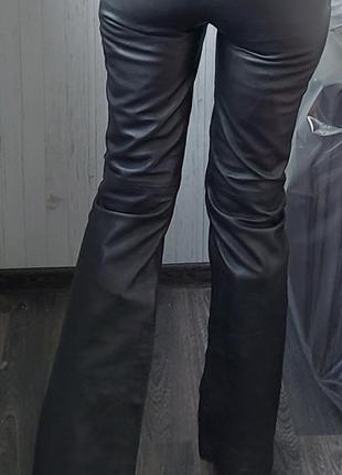 Брюки кожаные allsaints