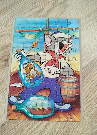 Винтажные пазлы том и джерри, vintage 1996 г