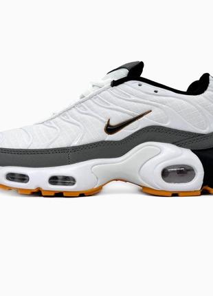 Новинка унисекс кроссовки nike air max tn white / gray /orange
