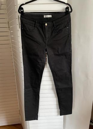 Джинси штани чорні унісекс zara