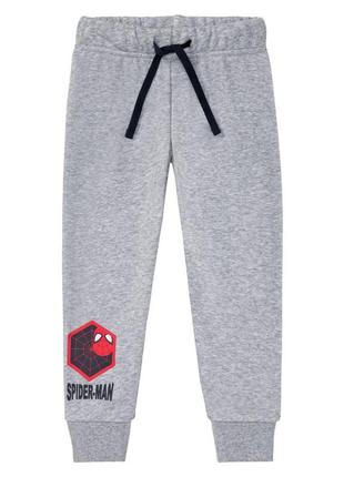 Штани spiderman 2-3-4 роки. 98/104 marvel spider man людина павук двонитка двонить lupilu на хлопчика спортивні спортивки джогери джоггери штанці