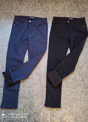 Утепленные джинсы