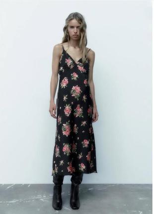 Сукня комбінація зара білизняний стиль zara