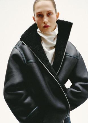Двостороннє пальто zw collection zara, розмір s