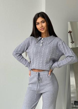 Костюм с брюками кашемировый