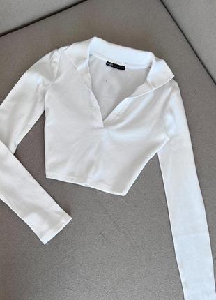 Топ поло водолазка кофта zara