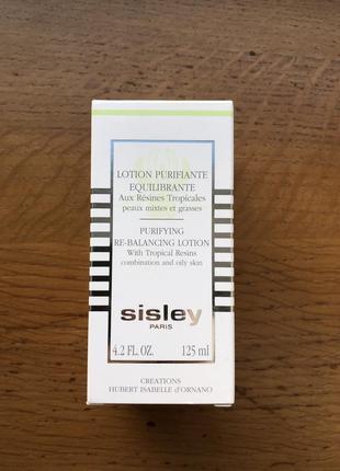 Тонік для жирної та комбінованої шкіри sisley purifying re-balancing lotion with tropical resins