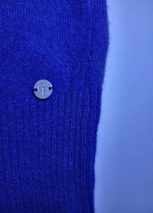 Синий шерстяной кардиган 3