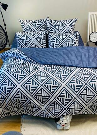 Комплект постільної білизни бязь півтораспальний двоспальний євро сімейний постільна білизна афіни