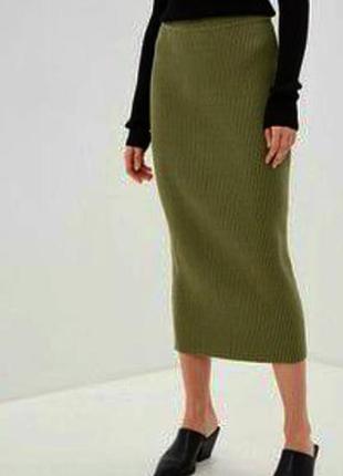 Спідниця хакі в рубчик від broadway