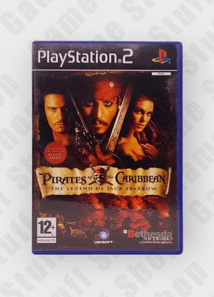 🔘 диск з грою pirates of the caribbean the legend of jack sparrow (playstation 2) 🔘