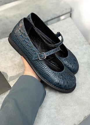 Удобные балетки daria с круглым носом натуральная кожа 36-41