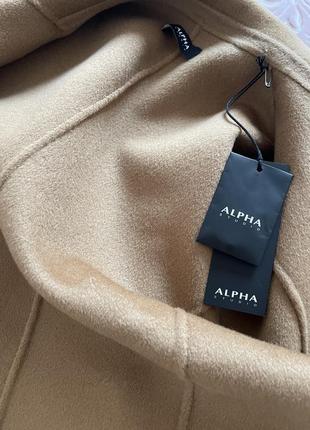 Пальто alpha,брендове,кемел,лана,нове 7