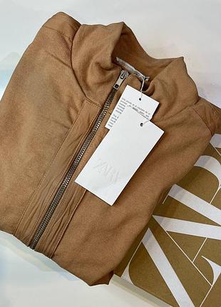 Zara олимпийка, цвет карамель, размер s