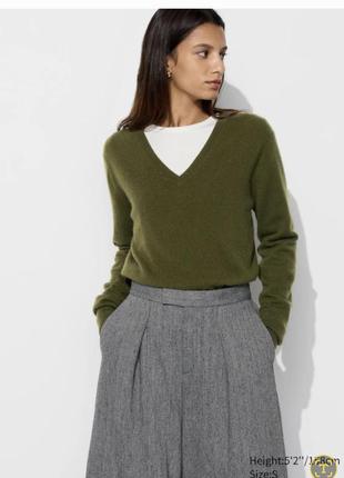 Кашемировый свитер uniqlo