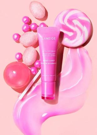 Зволожуючий бальзам для губ laneige lip glowy lightweight hydration balm sweet candy